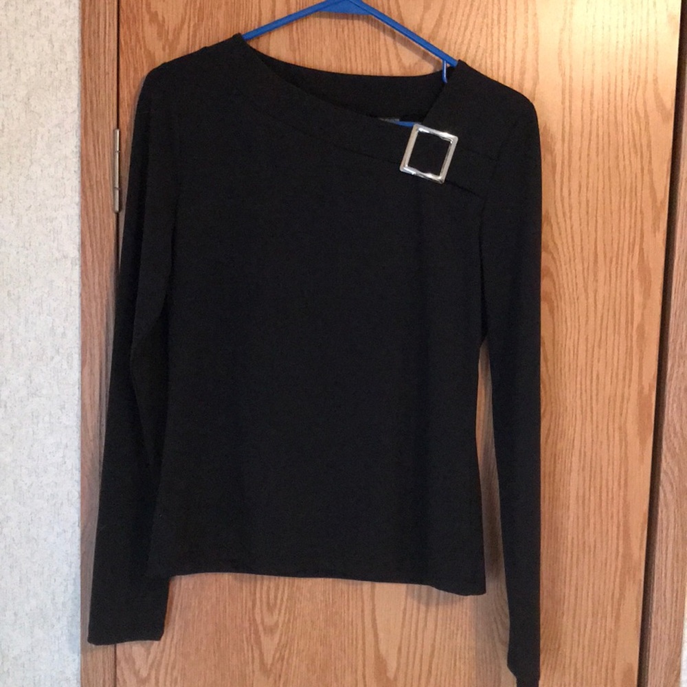 Black long sleeve NY & Company top size small